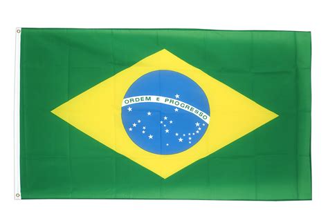 Large Brazilian Flag 5x8 Ft Royal Uk