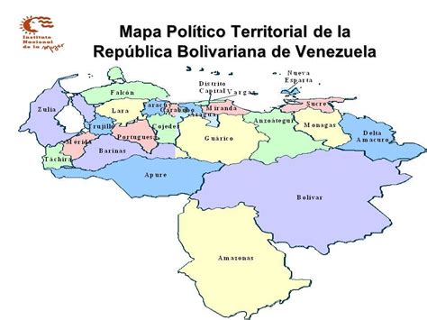 Mapa Politico Territorial De Venezuela Ayuda Porfa Brainlylat