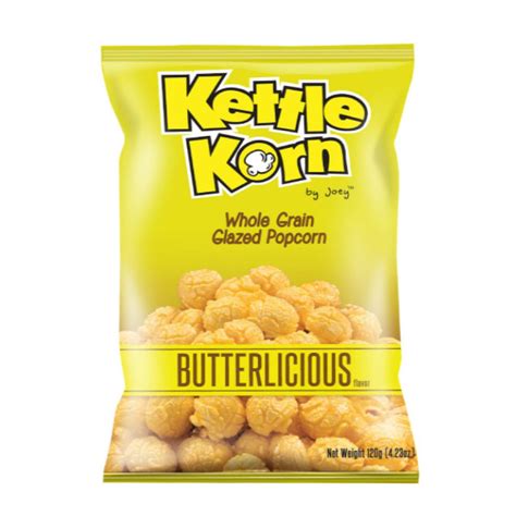 Kettle Korn Whole Grain Glaze Popcorn Butterlicious 120g Shopee