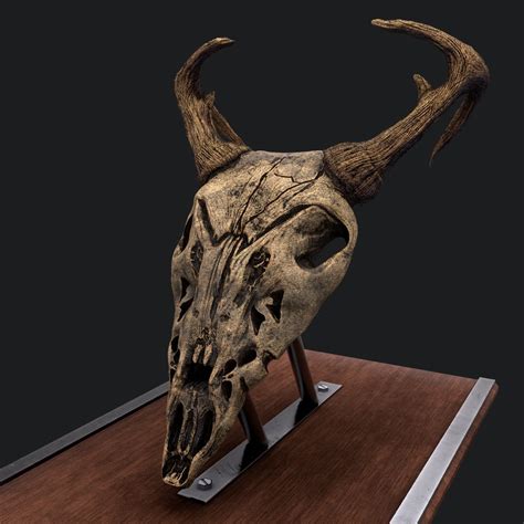 3d Ram Skull Mask Decor Turbosquid 1406589