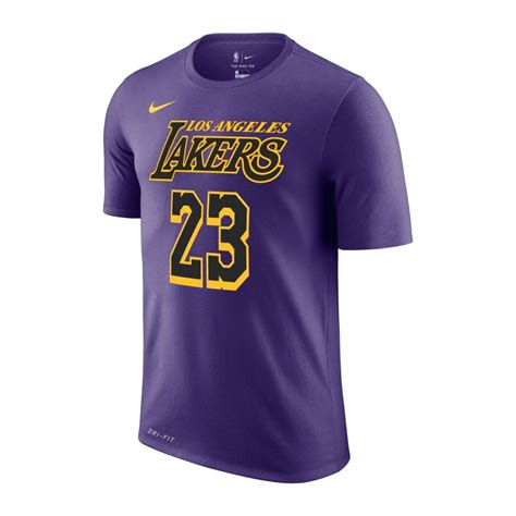 Nike Nba Los Angeles Lakers Lebron James City Edition Nike Dri Fit T Shirt Nba From Usa Sports Uk