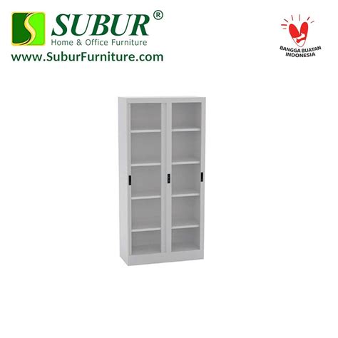 Modera Full Height Steel Cupboard Sliding Mh 388 B Subur Furniture