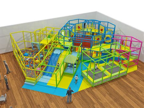 2 Level Generic Indoor Play Structure Indoor Playgrounds International