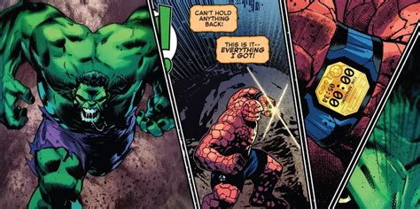 Hulk Vs The Thing Who Is Stronger Awesome Movies