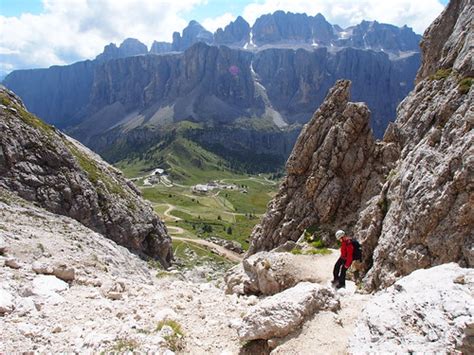 Climbing The Piccolo Cir Via Ferrata In Val Gardena South Flickr