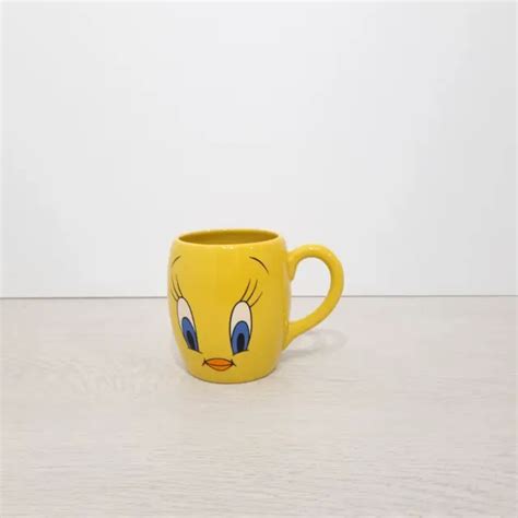 VINTAGE WARNER BROS Looney Tunes Large Tweety Bird Coffee Tea Mug VGC