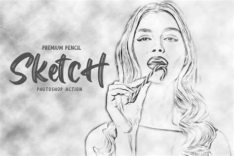 Pencil Sketch Photoshop Action Filtergrade