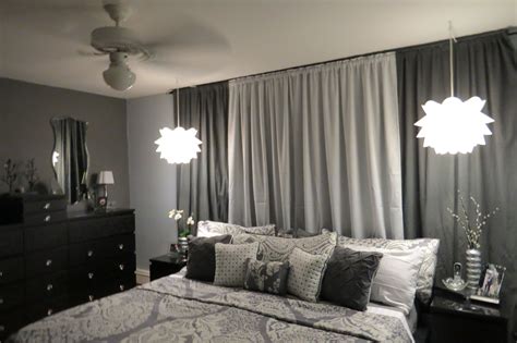 Ikea beds white iron beds murphy bed ikea master bedroom design master suite. After -Master Bedroom Update. Transformation. Gray, Black ...