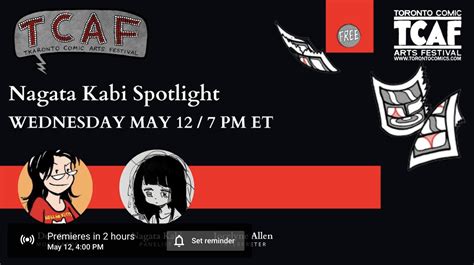 Deb Aoki On Twitter Todays The Last Day To Watch My Chat With Nagata Kabi On Torontocomics