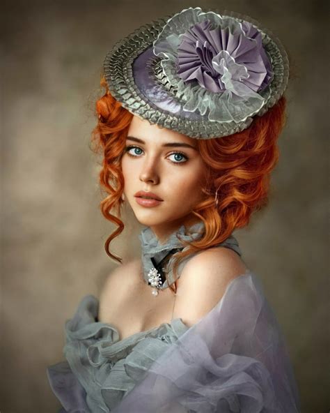 Elegant Sorceress 1 Red Hair Woman Red Haired Beauty Vintage Photos Women