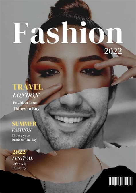 Page 10 Free Printable Editable Fashion Magazine Cover Templates