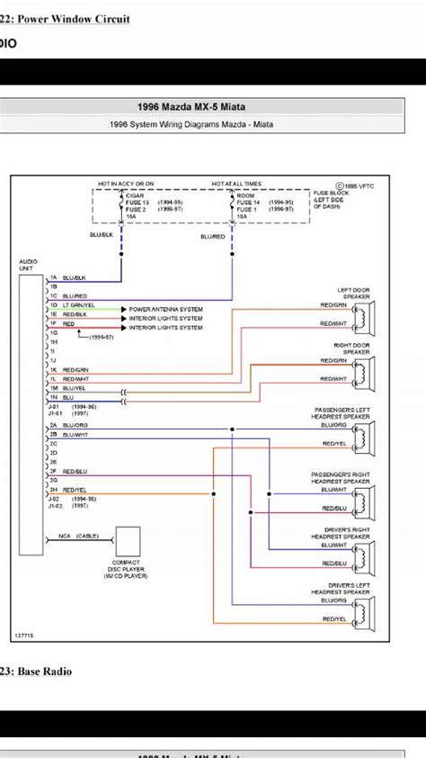 95 Miata Head Unit Wiring Diagram