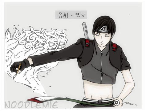 Naruto Character Sai By Noodlemie On Deviantart