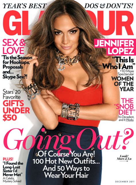 jennifer lopez covers glamour magazine december 2011 hawtcelebs