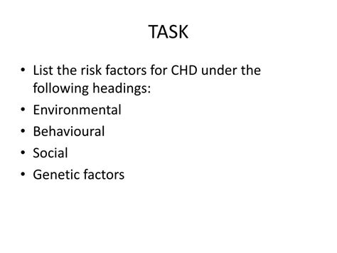 Ppt Risk Factors For Chd Powerpoint Presentation Free Download Id