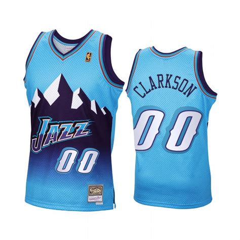 Mens Utah Jazz 00 Jordan Clarkson City Jersey Full Sublimation 3d