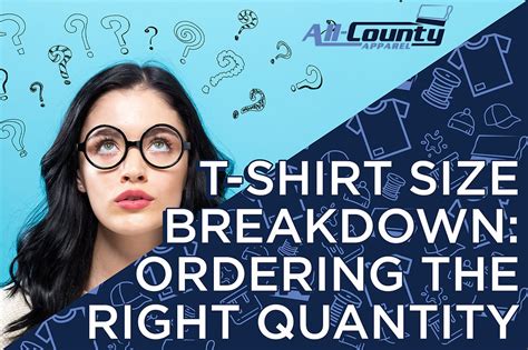 T Shirt Size Breakdown Ordering The Right Quantity