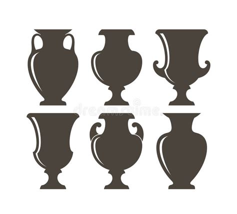 Silhouette Vases Stock Illustrations 1198 Silhouette Vases Stock