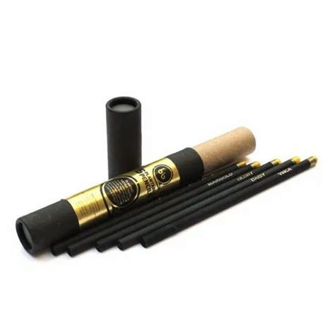 Bioq Plantable Seed Pencil Premium Box 5pcs Black Gold Paper
