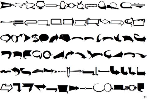 Fontscape Home Symbols Arrows Plain Arrows