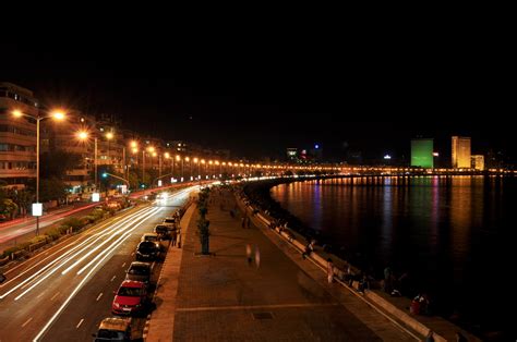 Night View Marine Drive Mumbai Wallpaper 28328 Baltana