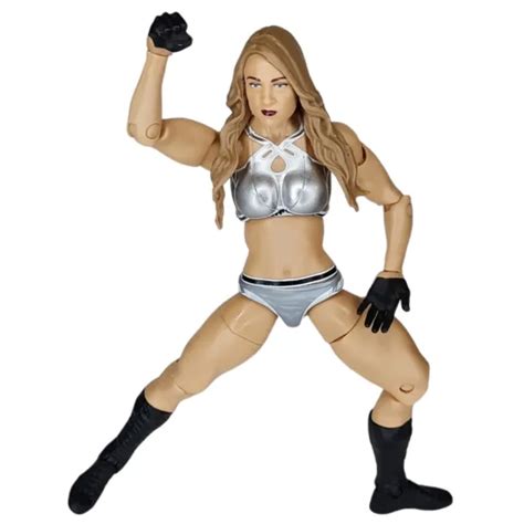 mattel wwe emma nxt wrestling action figure basic series 65 women s diva silver 22 00 picclick