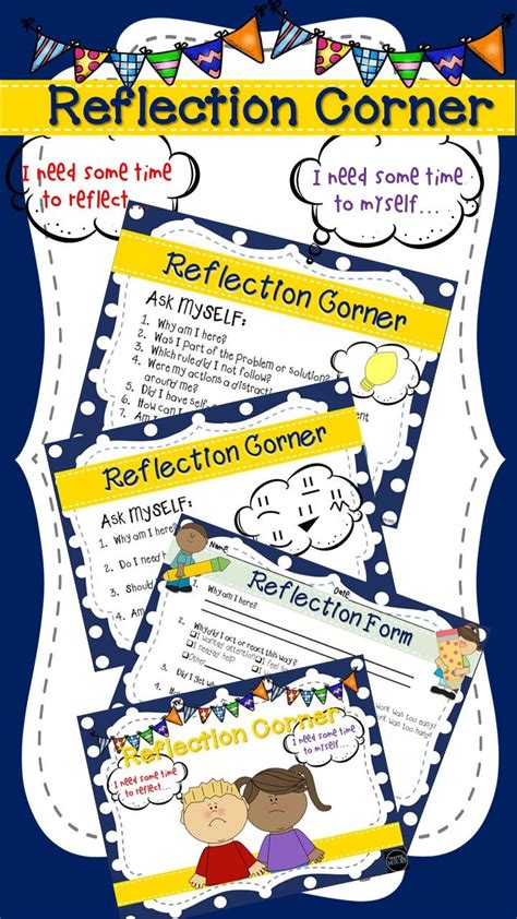Create A Reflection Corner In Your Classroom Or Home Great Way For