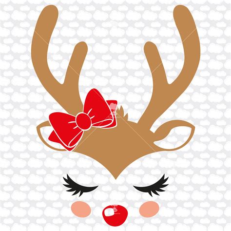 Christmas Reindeer Svg Christmas Svg Reindeer Svg Etsy My XXX Hot Girl