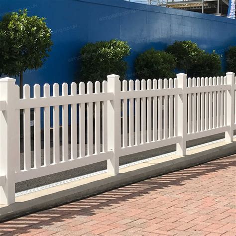 Straight 6 Ft W X 3 Ft H Picket Fence Panel Simple Fencing