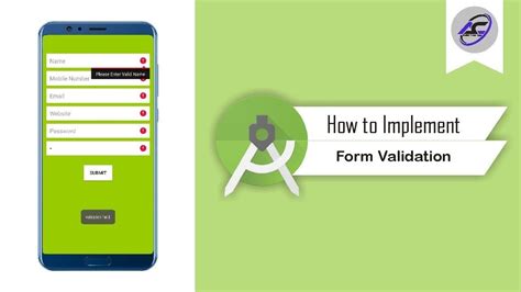 How To Implement Form Validation In Android Studio Fo