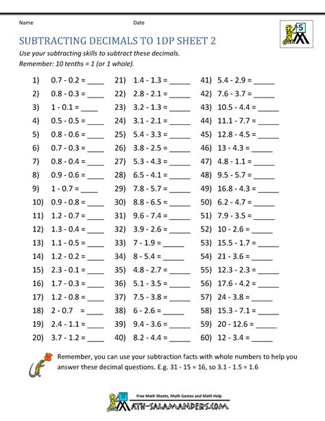 Multiplication Decimal Worksheet Worksheet24
