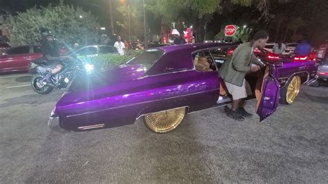 Candy Purple Donk On 24 Inch Gold Daytons Heavy Footage Youtube