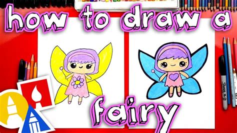 How To Draw A Cute Fairy Youtube