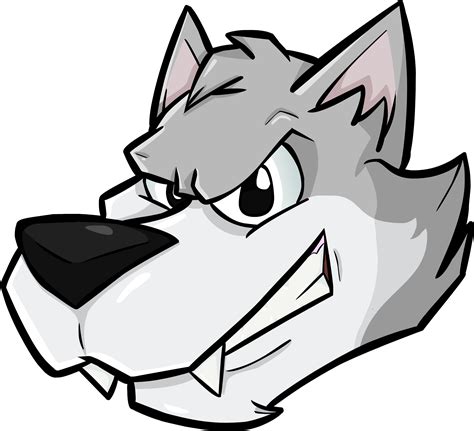 A Wolf Head Cartoon Transparent Wolf Head Clipart Full Size Clipart