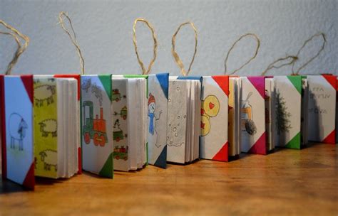 Mini Book Christmas Ornaments By ~dragongirlhellfire On Deviantart