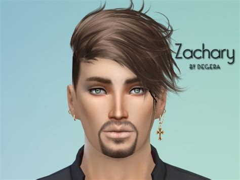 The Sims Resource Zachary By Degera • Sims 4 Downloads