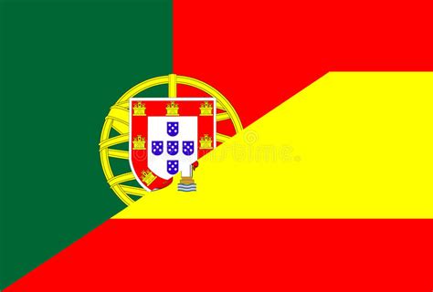 Spain flag spanish la liga country football europe symbol nation saudi arabia. Flagge Portugals Spanien stockbild. Bild von portugal ...
