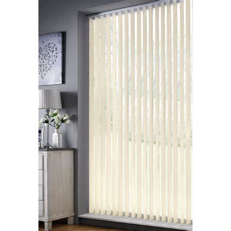 Solar blinds to let the sunshine in while keeping privacy, and privacy blind. HOME Vertical Blinds Slat Pack 122x229cm Black Daylight