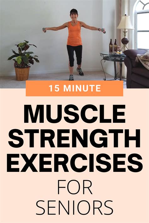 Senior Muscle Strengthening Exercise Fitness With Cindy Strength