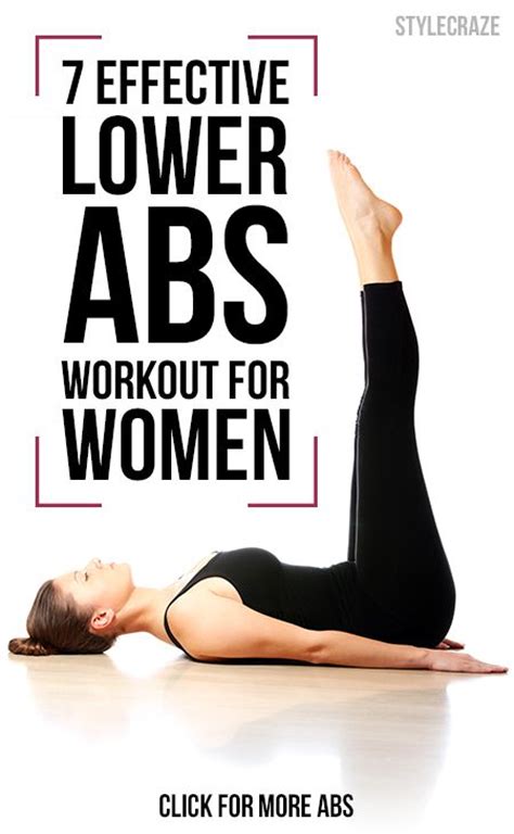 We Heart It 7 Effective Lower Abs Workout For Women
