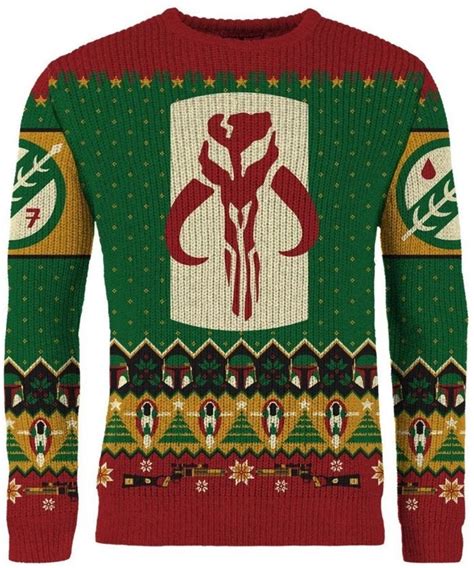Star Wars Ugly Christmas Sweaters Peak With The Merry Mandalorian
