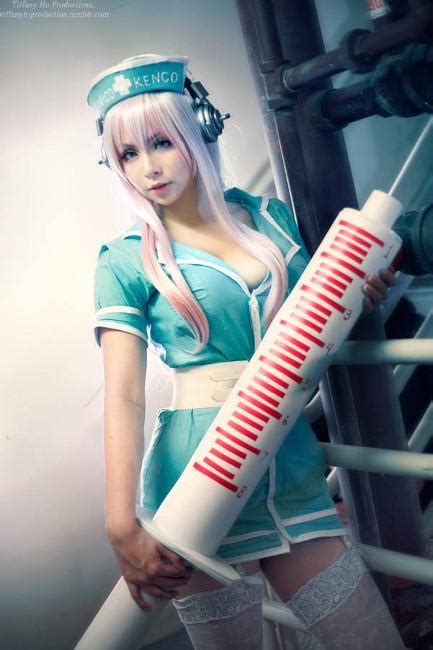 All Thats Cosplay On Twitter Sweet Nurse Super Sonico Cosplay Cures