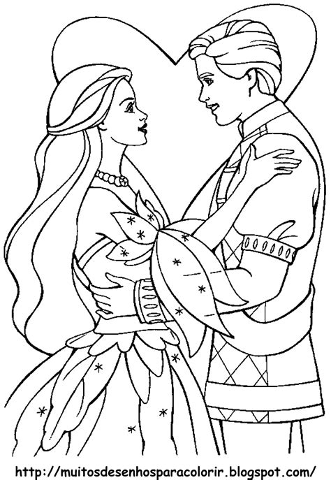 Os príncipes barbie e ken. Desenhos da Barbie para Colorir - Fotos