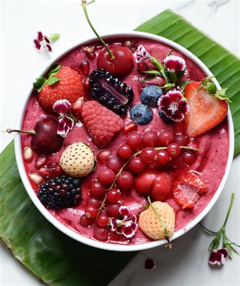 Mixed Berry Smoothie Bowl By Alphafoodie Quick And Easy Recipe The