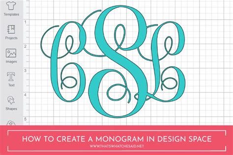 How To Make A Monogram Using Cricut Design Space Cricut Monogram