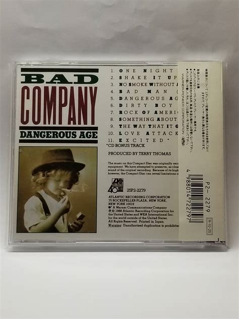 Bad Company／dangerous Age／バッド・カンパニー／デインジャラス・エイジ／国内盤cd／帯付／ブライアン・ハウ（vo）参加