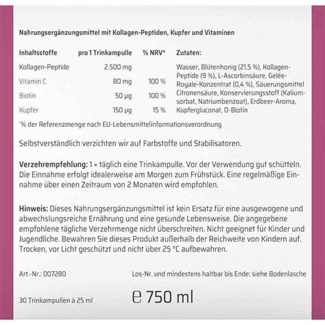 Sanhelios Beauty Kollagen Trinkampullen 30 St Bei Aponeo Kaufen