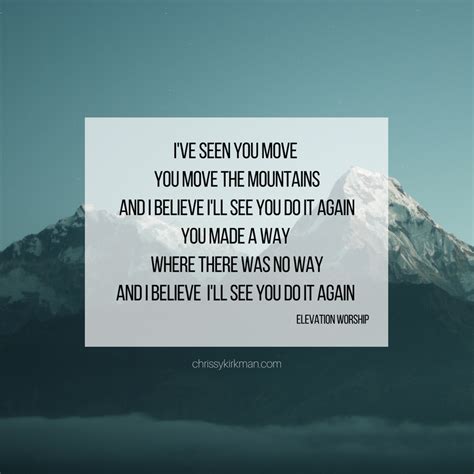 Elevation Worship Do It Again Good Life Quotes Steven