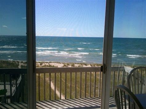 View From Lake Michigan Beach House Lake Michigan Beaches Michigan