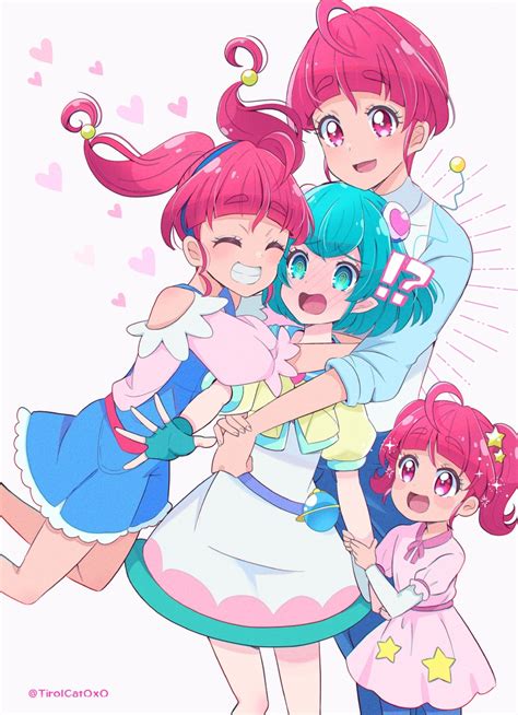 Hagoromo Lala And Hoshina Hikaru Precure And 1 More Drawn By Juugoya